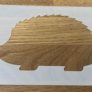 Hedgehog, Mylar Stencil, Airbrushing, Wall Art, Laser Cut, Craft