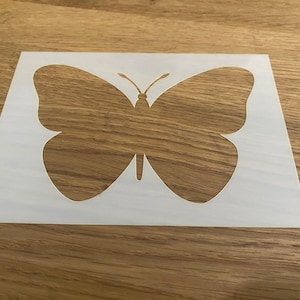 Butterfly, Mylar Stencil, Airbrushing, Laser Cut, Wall Art