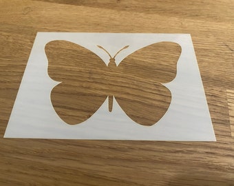 Butterfly, Mylar Stencil, Airbrushing, Laser Cut, Wall Art