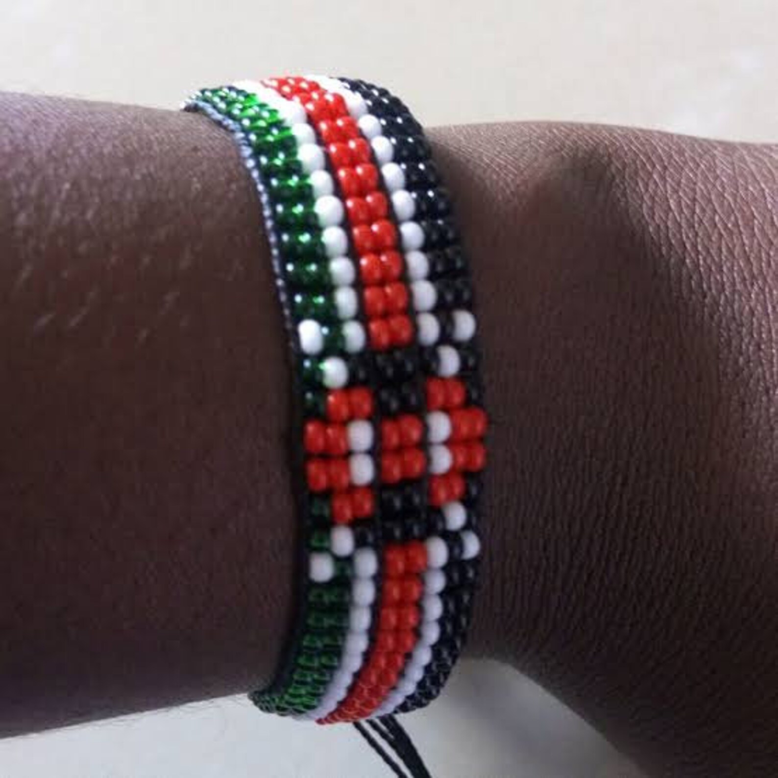 Adjustable Kenyan Beaded Bracelet for Men/Women/Children Etsy