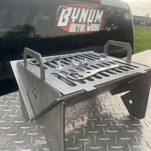 Mini collapsible tailgate grill