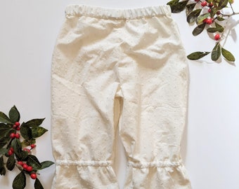 Classic Bloomers, Pantaloons, Old Fashioned, Boho Pants, Kids Pants, Birthday Bloomers, Breezy, Little Girl Bloomers, Cotton Bloomers