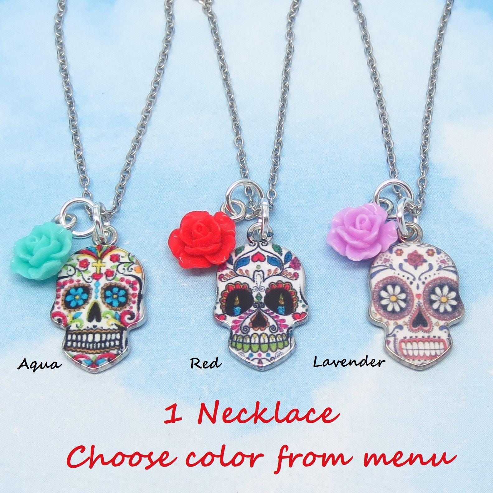 Sugar Skull Necklace - Main Image