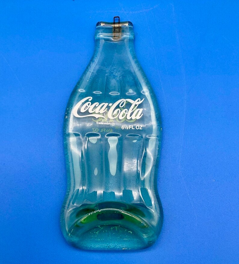 Vintage 1970s Genuine 6 1/2 Oz Cocacola Coke Bottle Spoon Rest or