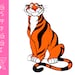 Rajah Tiger Aladdin Layered SVG Cricut Cut File Silhouette Vector ...
