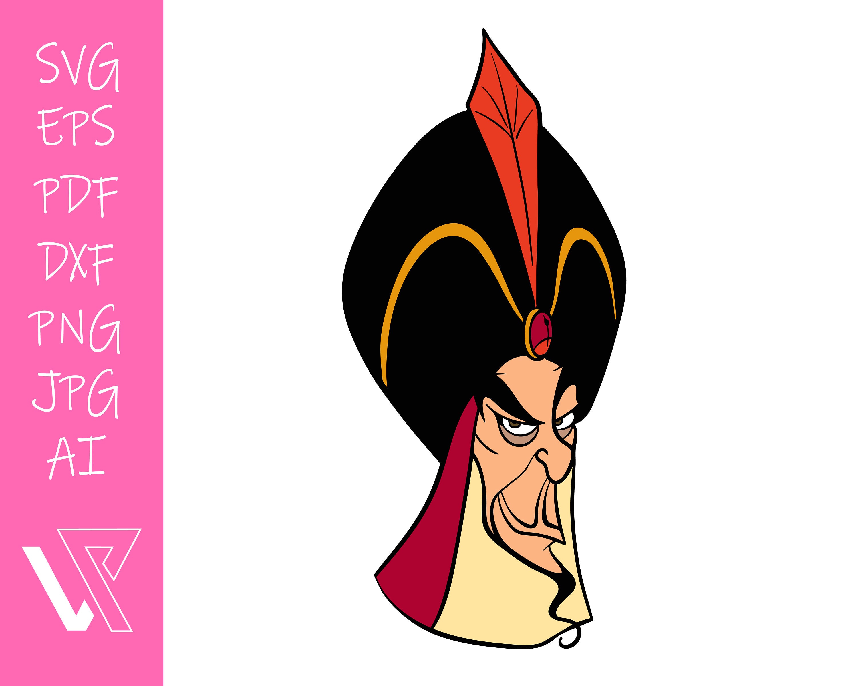 Jafar Aladdin Layered SVG Cricut Cut File Silhouette Vector Etsy