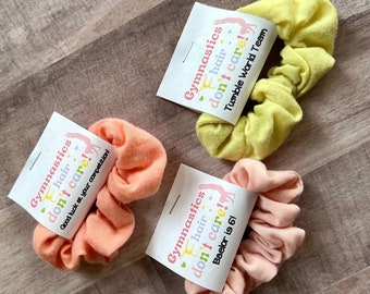 Gymnastics Hair Don't Care Party Label, Scrunchy Gift Tag, Girl Birthday Party  Printable, Gymnastics Party Favor Tag, Gymnast Gift Label