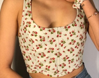 Strawberry corset top Clearance