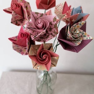 Bouquet de fleurs en origami image 8