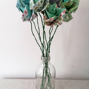 Bouquet de fleurs en origami image 6