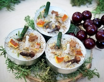 Yule Tealights | Yule Candles | Holiday Candles