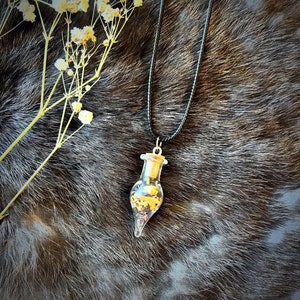 Mediumship Enhancement Spell Necklace |  Spell | Spell Bottle Jewelry | Spell Bottle Necklace