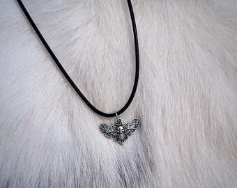 Death Head Moth Choker | Witchy Jewelry | Goth Choker Necklace