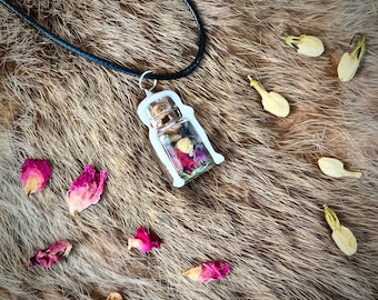 Fae Charm Spell Bottle Necklace | Fae Connection Talisman