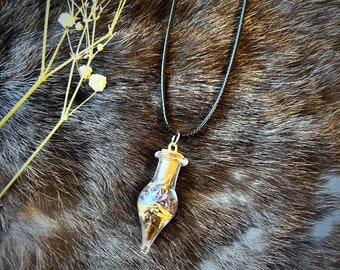 Protection Spell Necklace | Protection Spell | Spell Bottle Jewelry | Spell Bottle Necklace