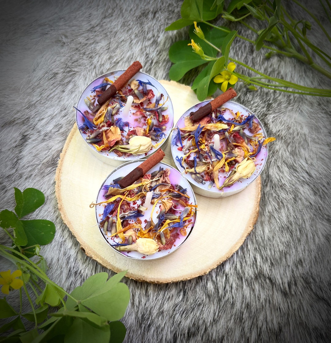 Beltane Tealights Beltane Candles Sabbat Candles Ritual Tealights