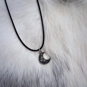 Swirly Cresent Moon Choker | Witchy Jewelry | Goth Choker Necklace