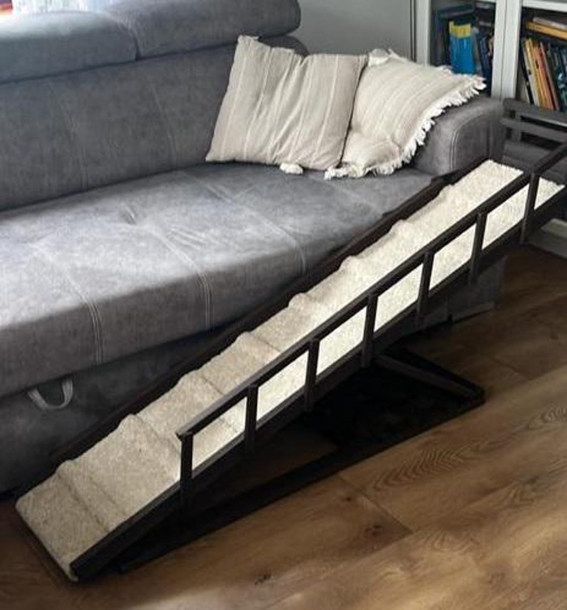 Dog Ramp With Rails, Front Rail, Folding Side Rails, Adjustable Pet ...