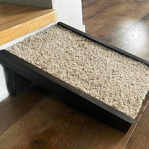 Mini Pet Ramp, Indoor Cat Ramp, Wooden Dog Ramp, Pet Step, Pet Stairs with Carpet, Durable Pet Platform, Dog Stairs, Sturdy Ramp for Cats