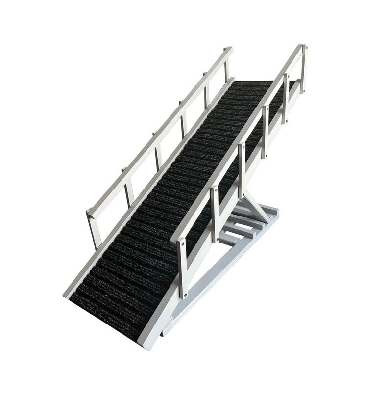 Foldable Pet Ramp With Ribbed Carpet Side Rails Etsy