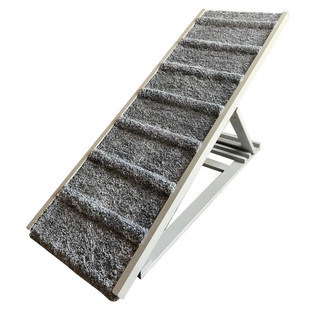 Collapsoble Ramps Adjustable Dog Ramp for Bed, Wooden Pet Ramp, Cat Ramp, Durable Pet ...
