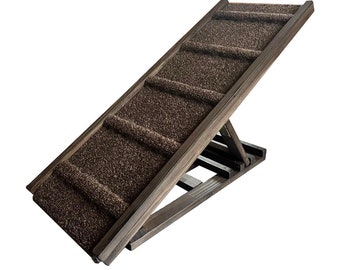 Foldable Pet Ramp * 4 Height Levels * Easy Storage * Fully Assembled