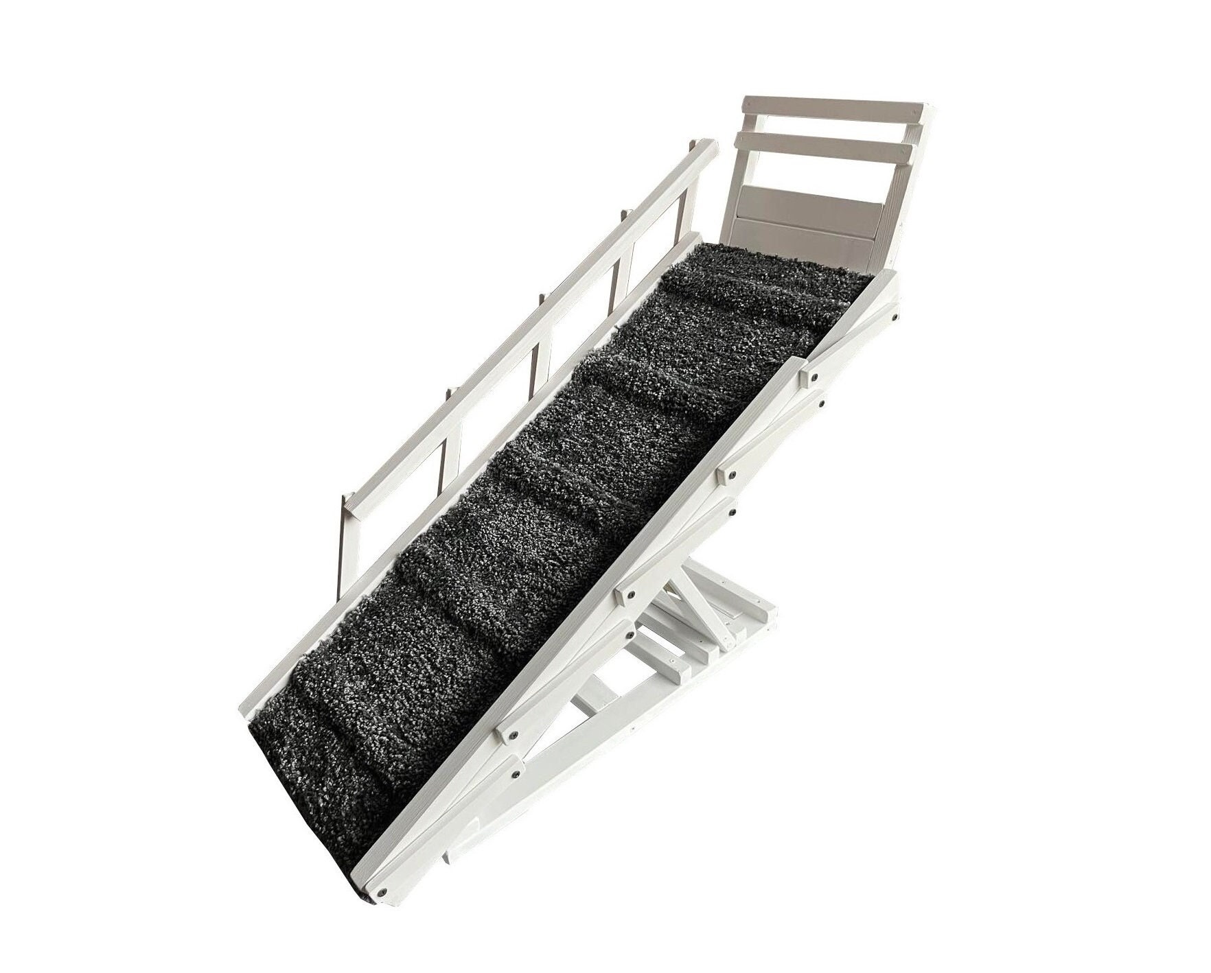 XL Pet Ramp With Foldable Rails Adjustable Heights Front Rail Etsy Canada