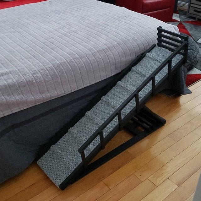 Pet Ramp With Foldable Rails Extra Front Rail Etsy Canada