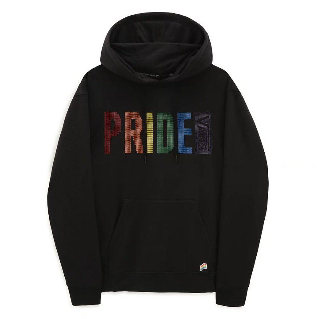 rainbow checkered vans hoodie