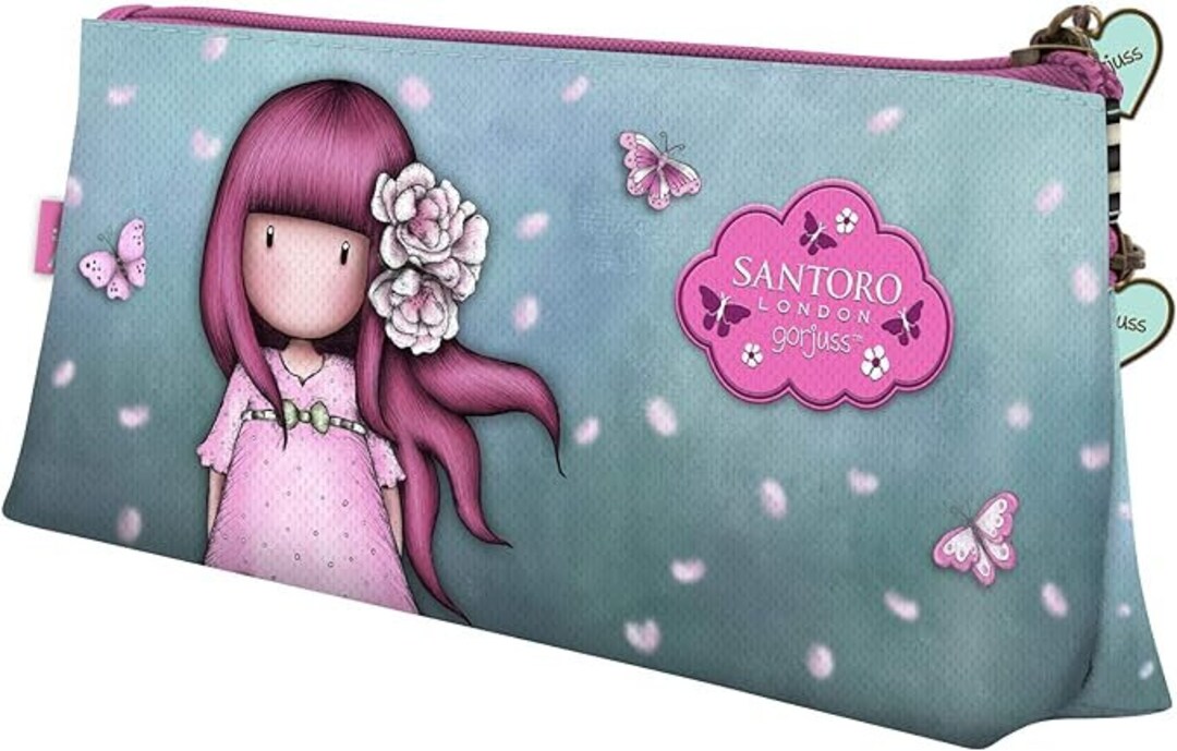 SANTORO Gorjuss Sparkle & Bloom Zipped Pocket Pencil Case Etsy