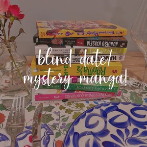 Blind Date with a Manga | Mystery/Surprise English Manga | Bookworm Gift, Made to Order, Manga, Anime, Bookish, Bundle Gift, Personalized