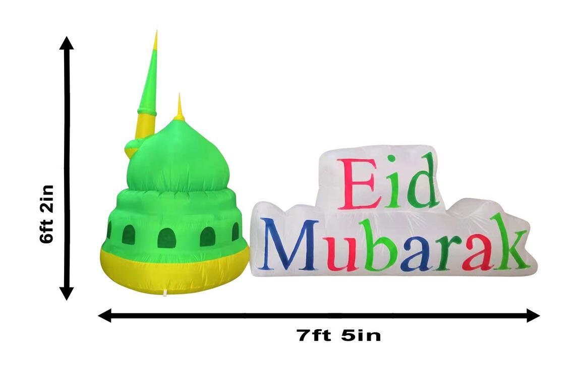Eid Mubarak Inflatable Lawn Decor Etsy