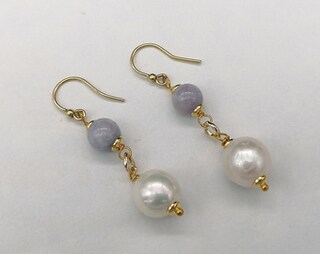 Tuscany Silver Orecchini Pendenti Con Perla Bianca E Sfera In Argento 925 – Donna