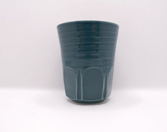 Faceted cup - Aomidori - 青緑