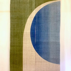 Japanisches Noren - Hanen - 麻暖簾 - 半円