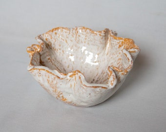 Handmade irregular ceramic bowl