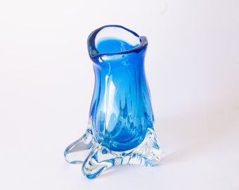 Glass vase by Josef Hospodka 1960s