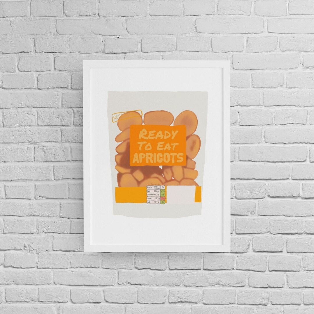 JAMES ACASTER Ready to Eat Apricots Recycled Cardstock Etsy UK