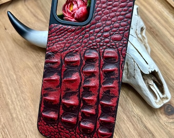 iPhone 12 Pro Max Case | Leather Phone Case | Handmade Leather Phone Accessory | Leather Phone Tech | Western Phone Case | Durable  Case