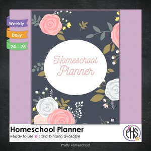 Homeschool Planner, 2024 - 2025, Lesson Planner, Homeschool Binder, Multiple Kids, Homeschool Mom, Weekly or Daily Planning, Printed,