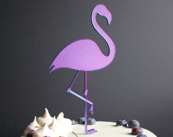 Flamingo Cake Topper: Tropisches Party Dekor, 3D Gedruckt
