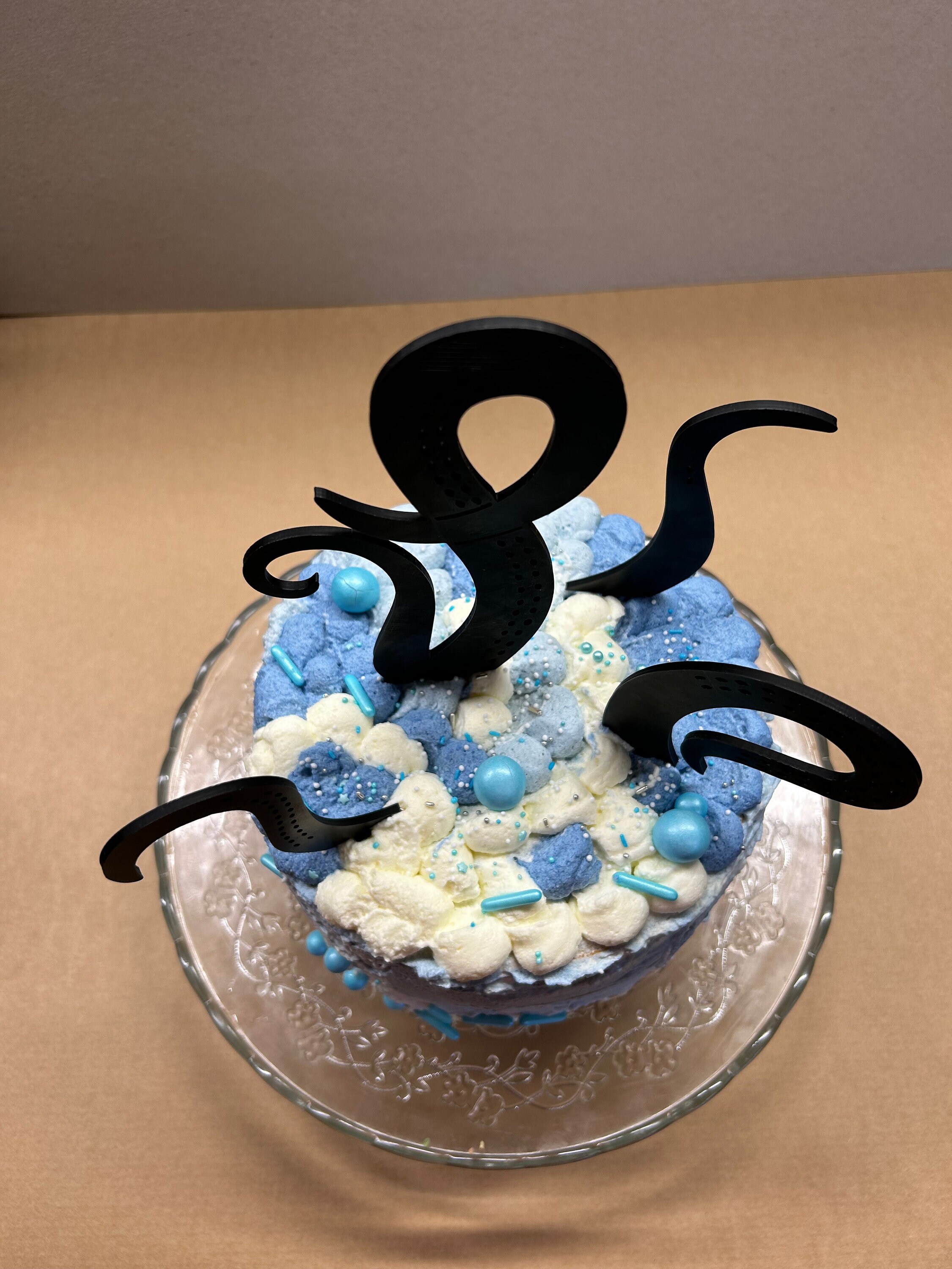 JLZK Zee Octopus Tentakels Border Siliconen Mold Diy Cupcake Topper Fondant Cake Decoreren Gereedschap Snoep Klei Chocolade Gumpaste Mould