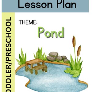 Pond Theme Preschool Curriculum Plan