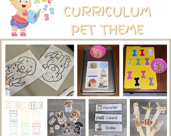 TODDLER / PRESCHOOL CURRICULUM - Pet Theme