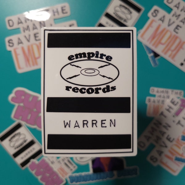 Empire Records Waterproof Stickers