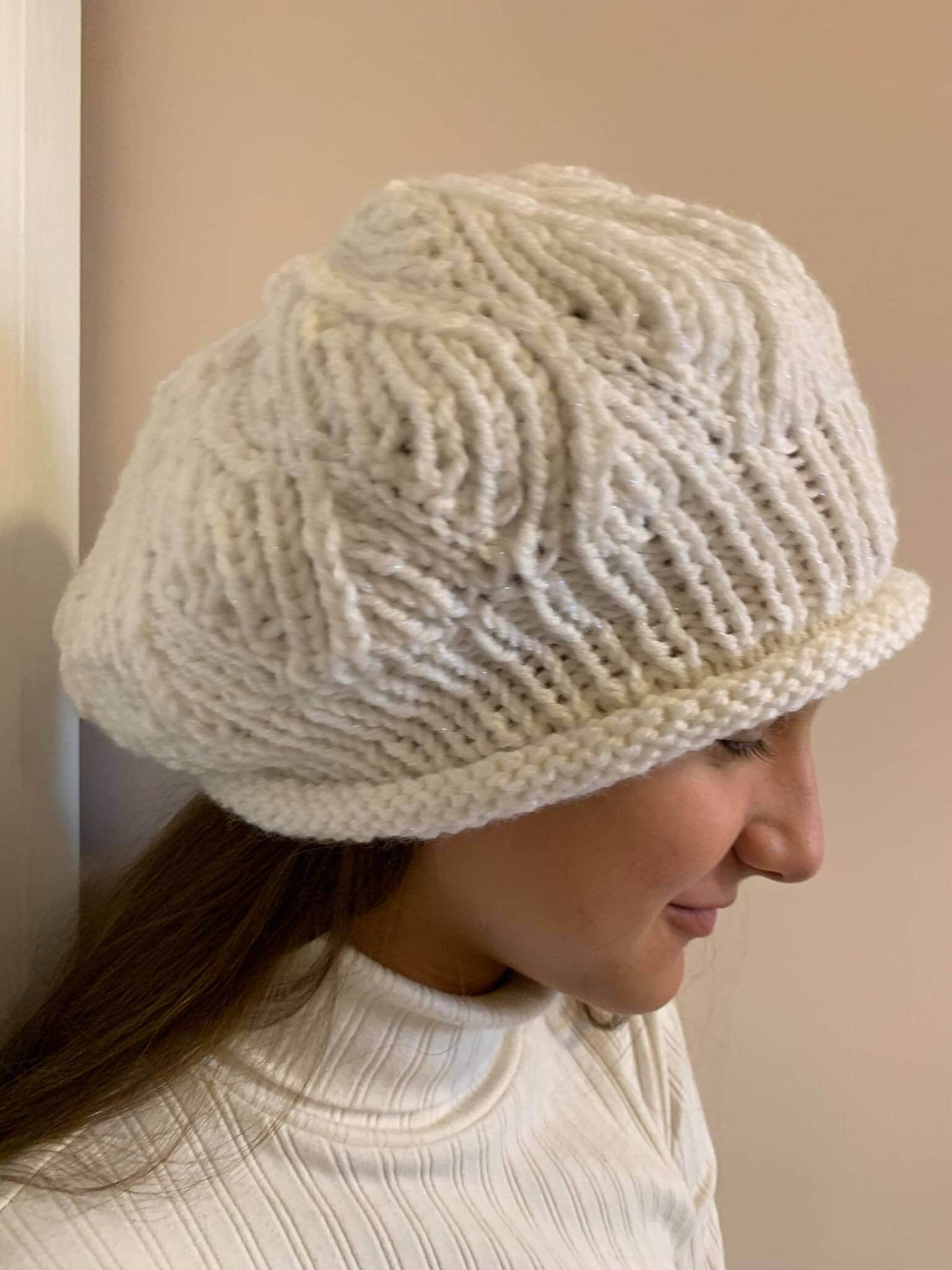 Wool chunky beret hat cable knitted beret for women French Etsy