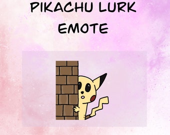 Pikachu lurk emote