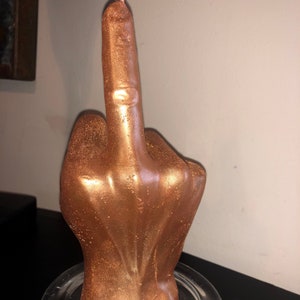 7 inch tall Middle finger candle fast free Shipping
