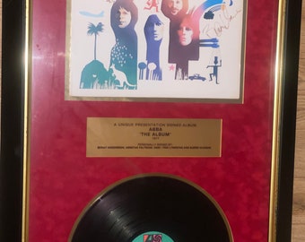 A Unique Presentation Signed Abba - Fully Autographed ‘The Album 1977’