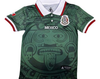 Madstrange Mexico KIDS YOUTH 1998 Soccer Jersey Set